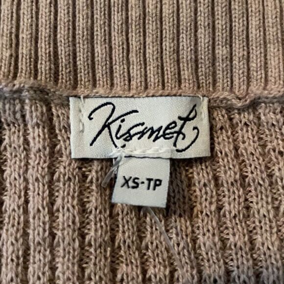 Kismet Long Sleeve Waffle Sweater Size Extra Small - Picture 7 of 9